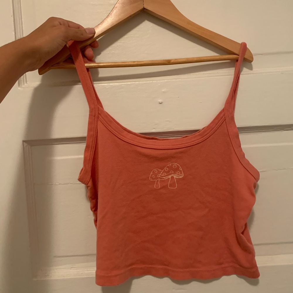 Urban Outfitters Tank Top Mushrooms